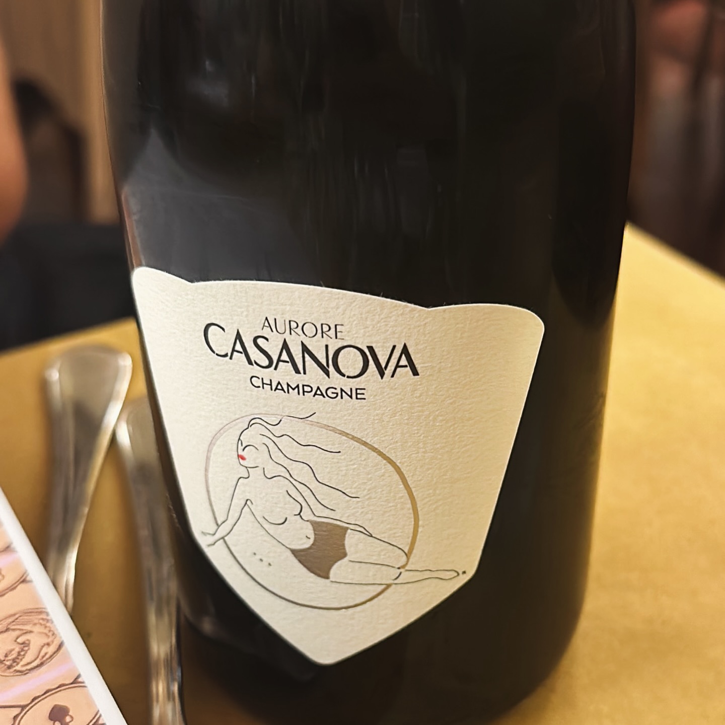 Champagne as a gastronomical wine. Les Petites Vignes Chardo...