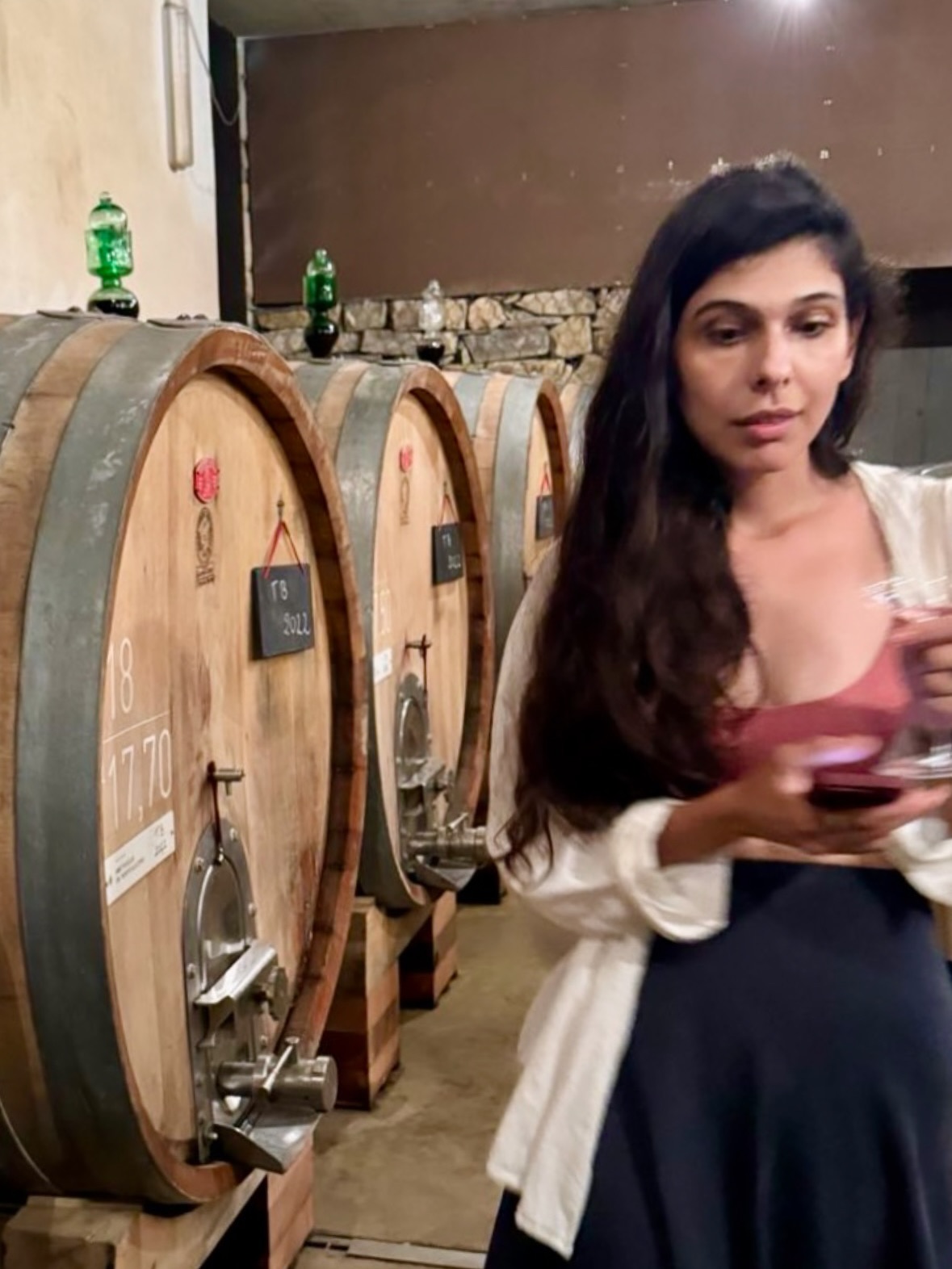 Gizem on Wine